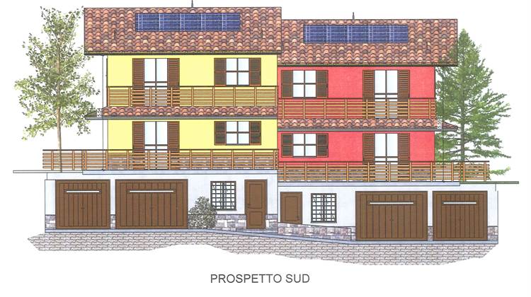 ZOGNO – TERRENO EDIFICABILE CON PROGETTO PER VILLA BIFAMILIARE